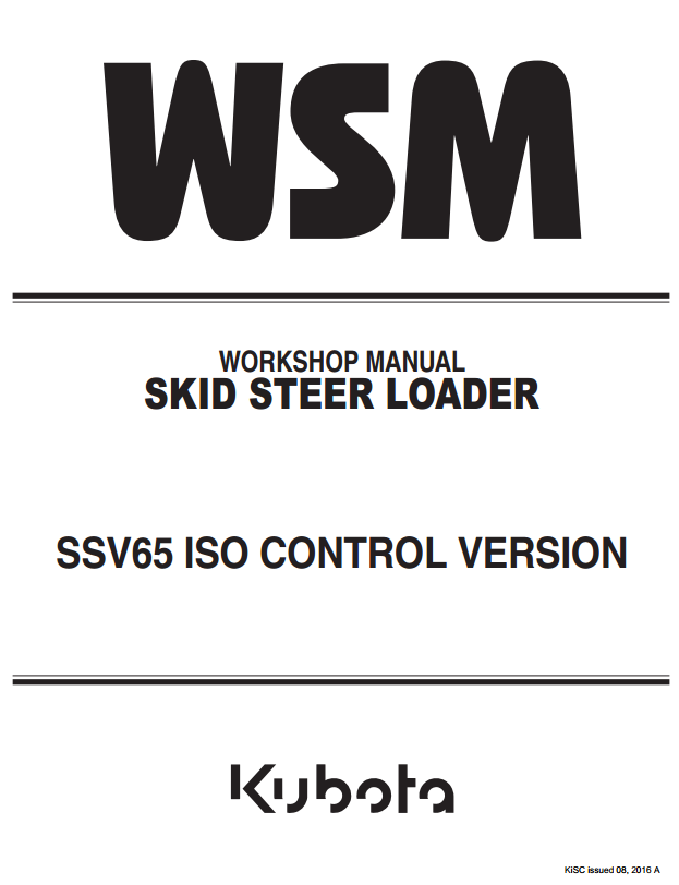 SSV65P Service Manual
