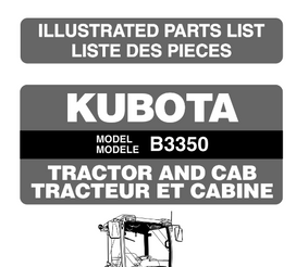 B3350HSD Parts Manual
