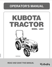 L2501 Operators Manual