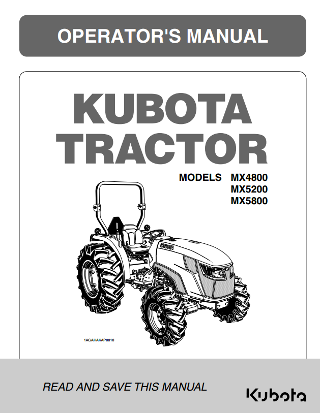 MX5800HST Operators Manual