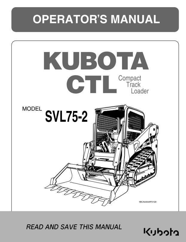 SVL75-2 Operators Manual