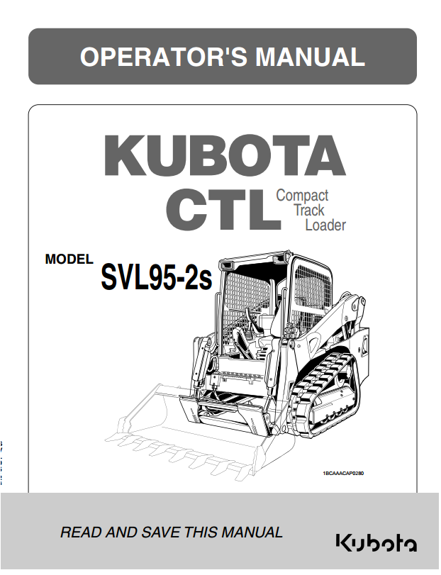 SVL95-2 Operators Manual