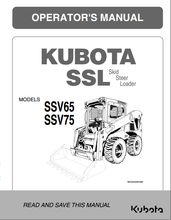 SSV65P Operators Manual