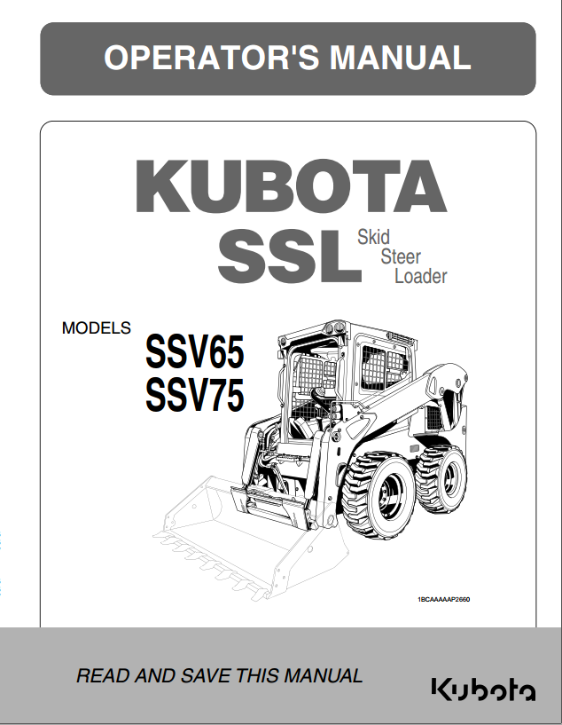 SSV75P Operators Manual