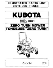 ZD221 Parts Manual