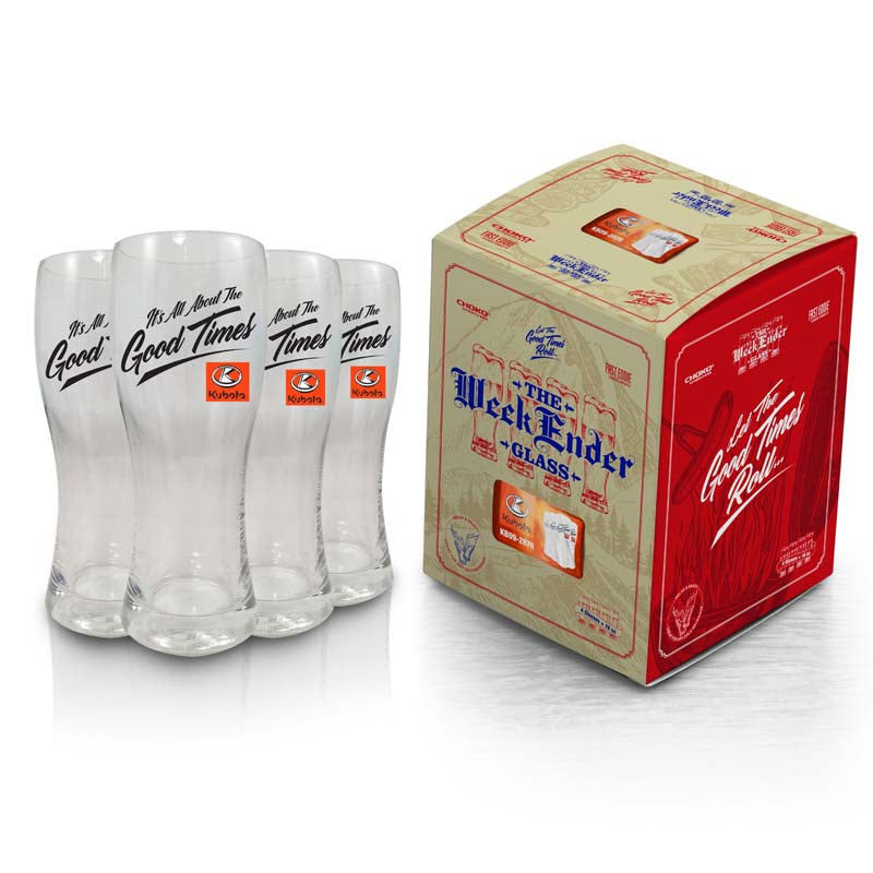 The Weekender Glass-4PK